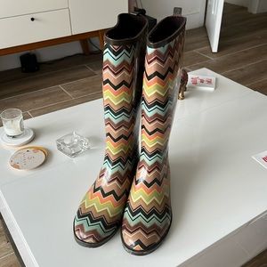 Missoni x Target Rain boots 8